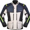 Stahlgruber Modeka Varus wasserdichte Jacke grau/blau Motorradjacken