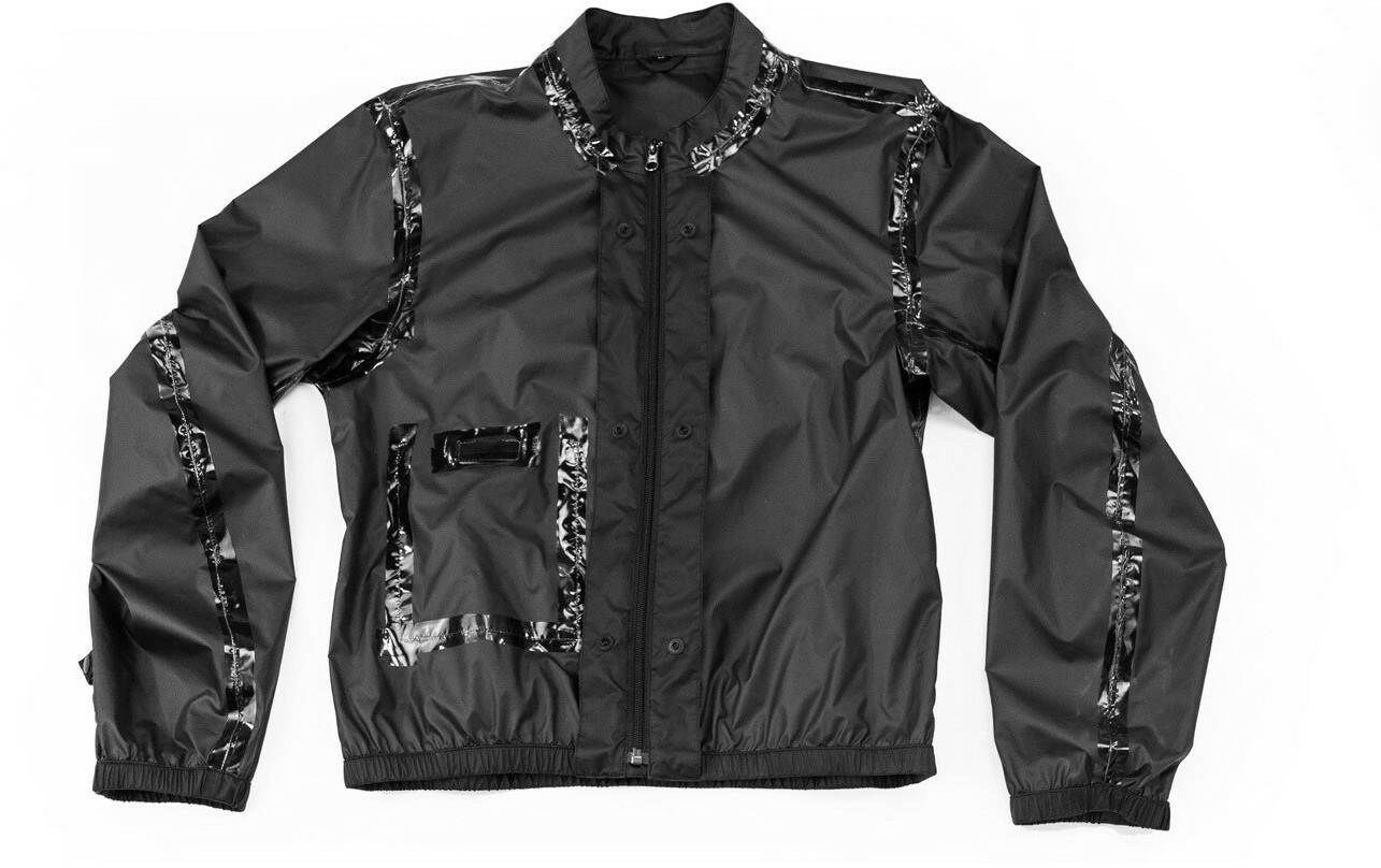 Motorradjacken Stahlgruber Acerbis Discovery Ghibly Regenjacke schwarz