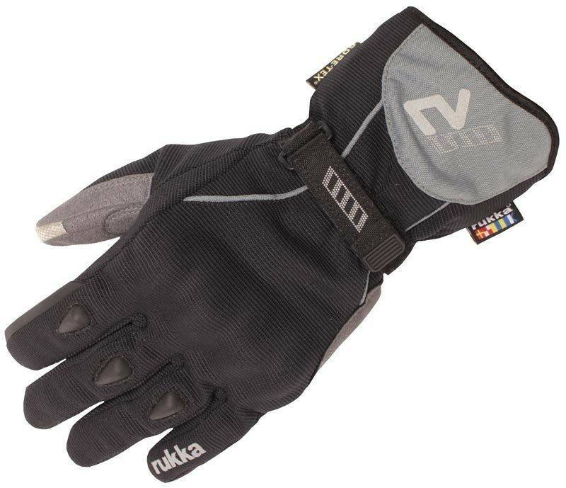 Stahlgruber Rukka Viriumschwarz/grau Motorradhandschuhe