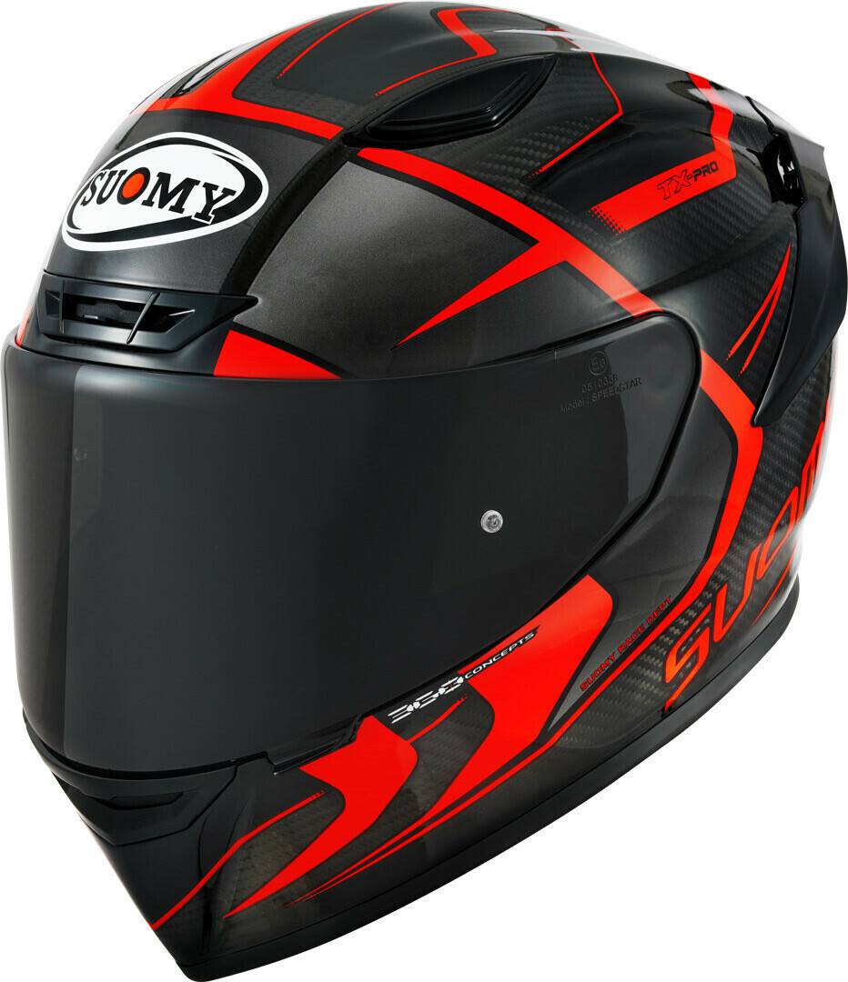 Stahlgruber Suomy TX-Pro Advance 2023 schwarz/rot Motorradhelme