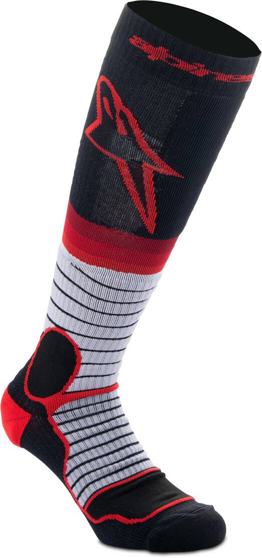 Stahlgruber Alpinestars Pro Motocross Socken schwarz/rot Motorrad Unterwäsche