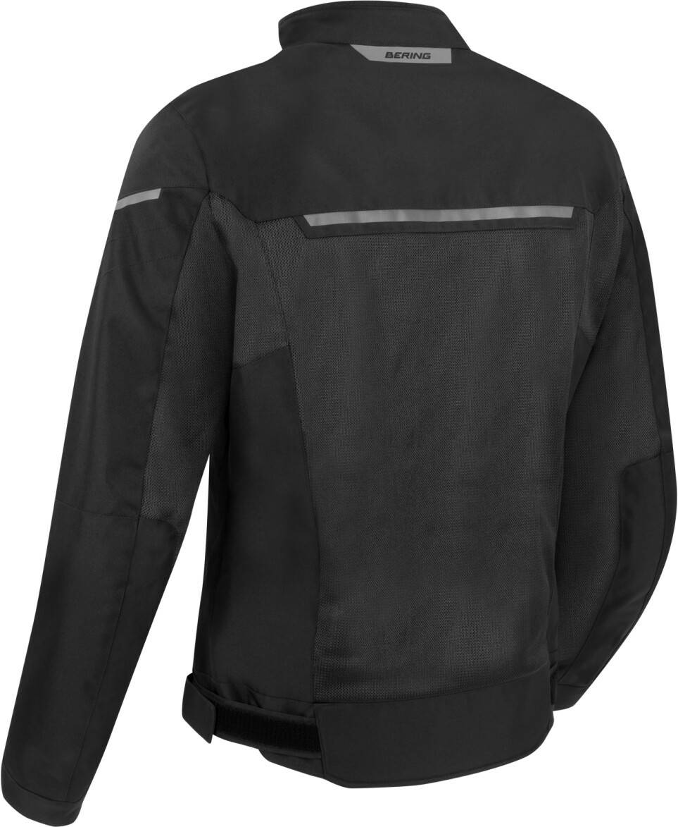 Motorradjacken Stahlgruber Bering Bering Ozone Textiljacke wasserdicht Schwarz