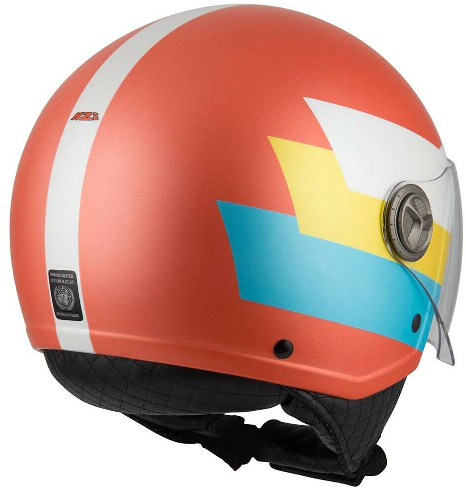 Stahlgruber NZI Zeta 2 Open Face Helmet Orange Motorradhelme