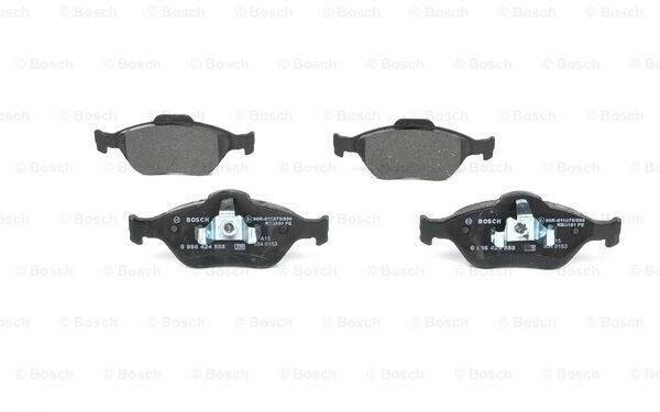 Stahlgruber Bosch Bremsbeläge vorne für Ford Fiesta V IV Fusion Puma Focus (0 986 424 558) Auto-Bremsanlagen