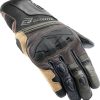 Stahlgruber Bogotto Zello perforierte Handschuhe grün/braun/beige Motorradhandschuhe