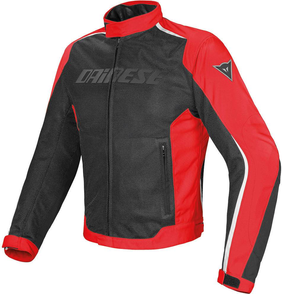 Motorradjacken Stahlgruber Dainese Hydra Flux D-Dry Jackeschwarz/rot/weiss