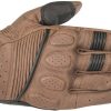 Stahlgruber Alpinestars Crazy EightBrown/Black Motorradhandschuhe