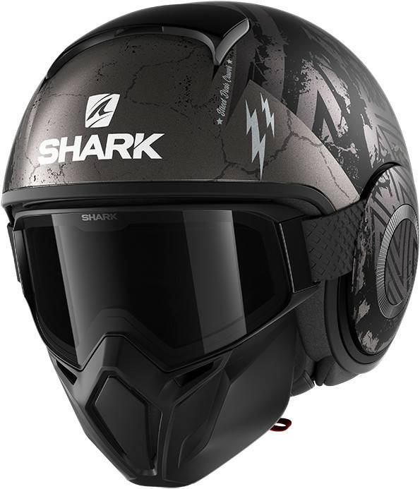 SHARK Street Drak Stahlgruber SHARK Street DrakCrower Black/Anthracite/Silver