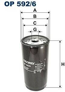 Stahlgruber Filtron OP 592/6 Ölfilter