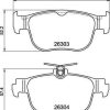 Auto-Bremsanlagen Stahlgruber Brembo Bremsbelagsatz Scheibenbremse mit Zubehörhinten rechts links für VW Golf VIII, Skoda Octavia, Seat Leon (P 85 189)