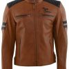 Stahlgruber Rusty Stitches Jari V2 Jacke schwarz/braun Motorradjacken