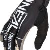 Motorradhandschuhe Stahlgruber O'Neal Mayhem Nanofront Attack Motocross Handschuhe schwarz/weiss