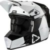 Stahlgruber Leatt Moto 3.5 V21.3 Vertical schwarz/weiss Motorradhelme