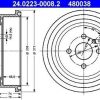 Auto-Bremsanlagen Stahlgruber ATE 24.0223-0008.2 Bremstrommel