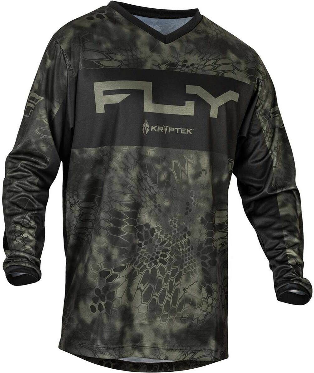 Stahlgruber Fly Racing F-16 S.E. 2024 schwarz/grau Motocross-Jerseys