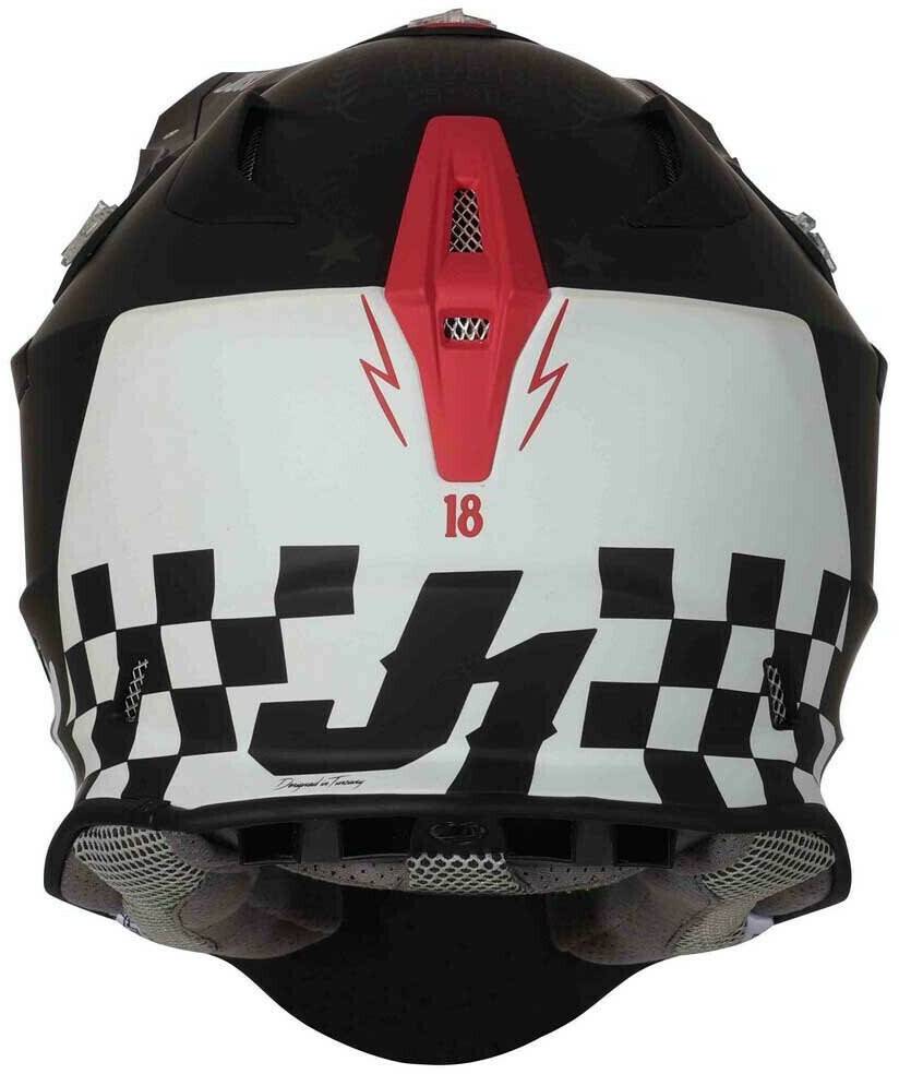 Motorradhelme Stahlgruber Just1 J18 Old School Off-road Helmet Schwarz