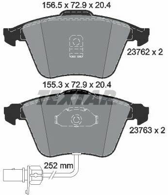 Stahlgruber Textar 2376201 Auto-Bremsanlagen