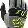 Motorradhandschuhe Stahlgruber Fox Dirtpaw Motocross Handschuhe grau-gelb