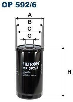 Stahlgruber Filtron OP 592/6 Ölfilter