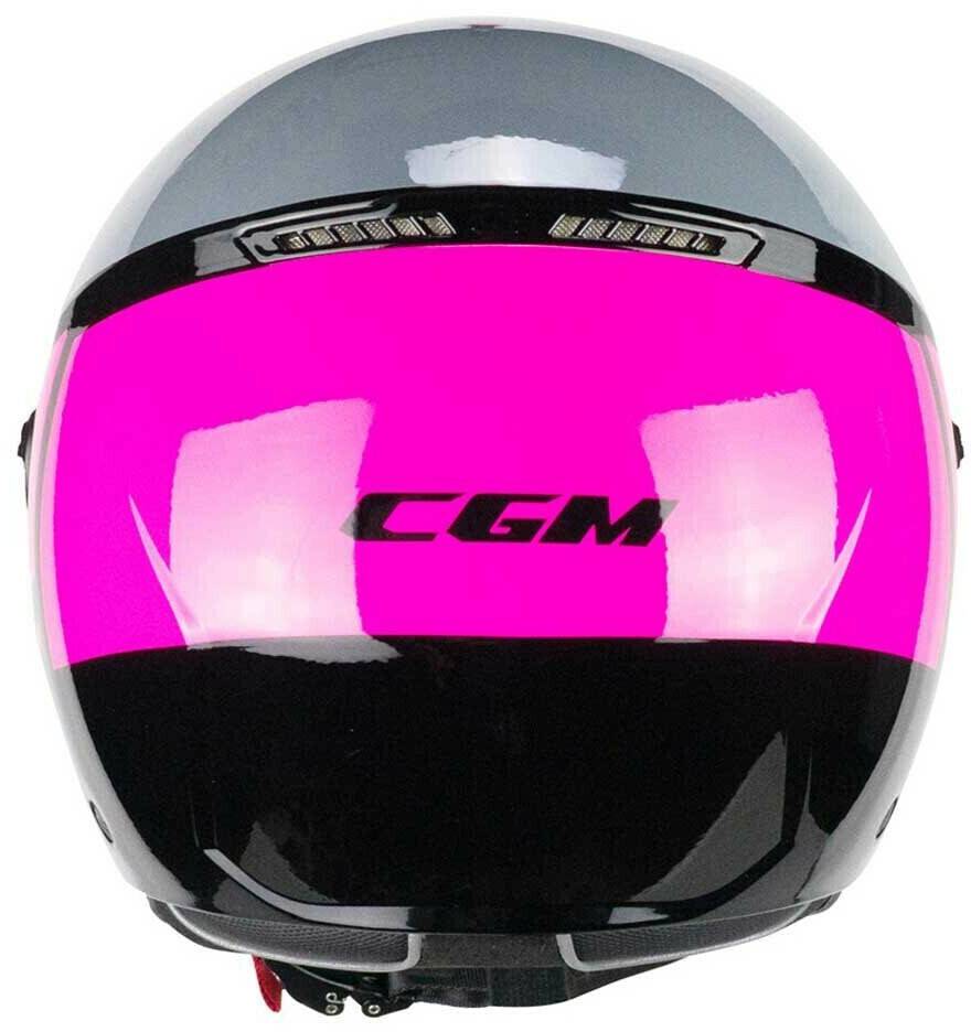 Stahlgruber CGM 167r Flo Step Open Face HelmetGlossy grau/rosa CGM 167r Flo Step Open Face Helmet