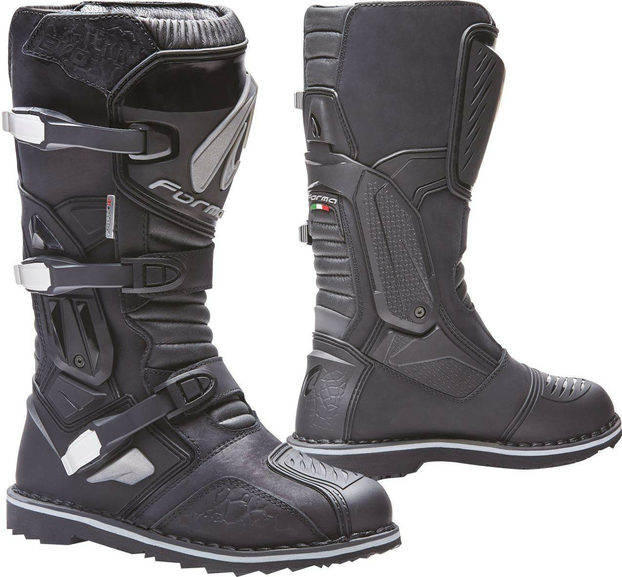 Stahlgruber Forma Boots Terra Evoschwarz Motorradstiefel