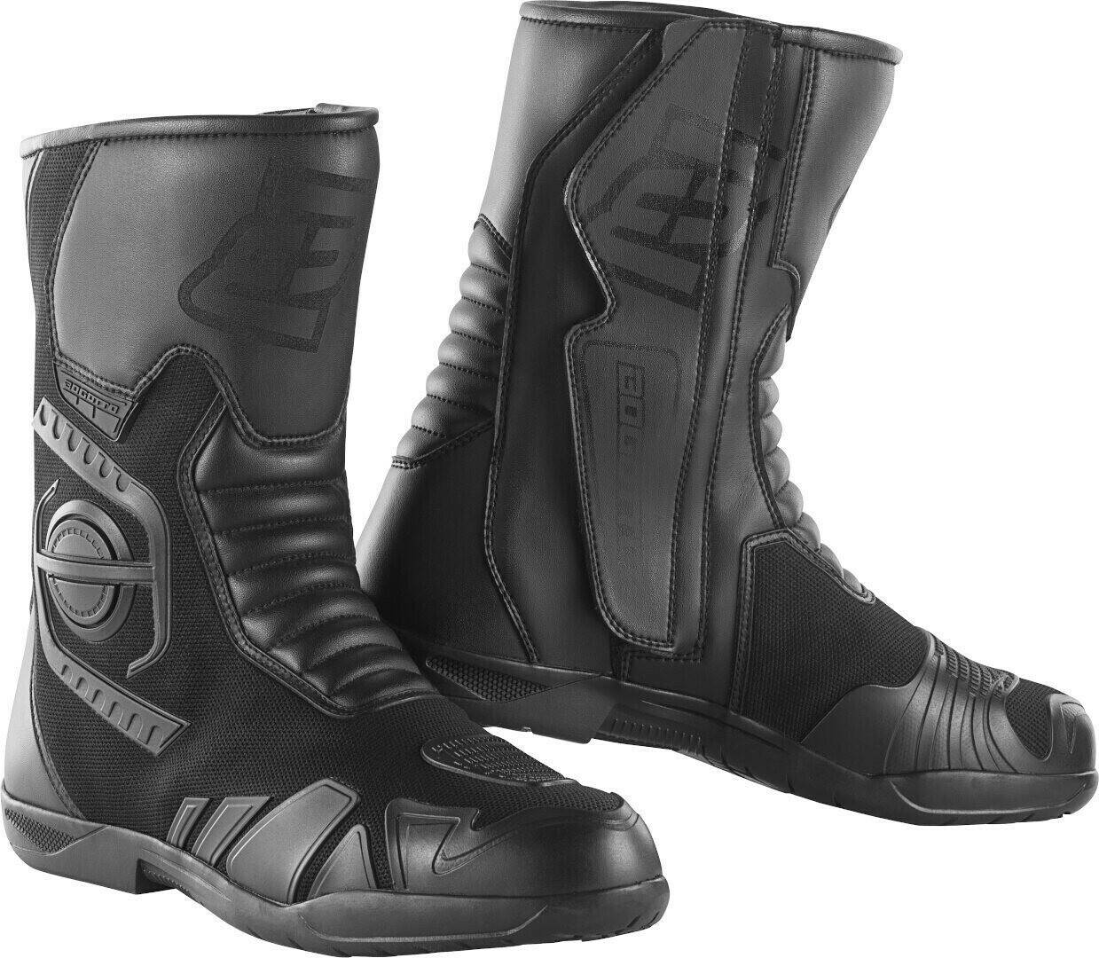 Motorradstiefel Stahlgruber Bogotto Caracas wasserdicht schwarz