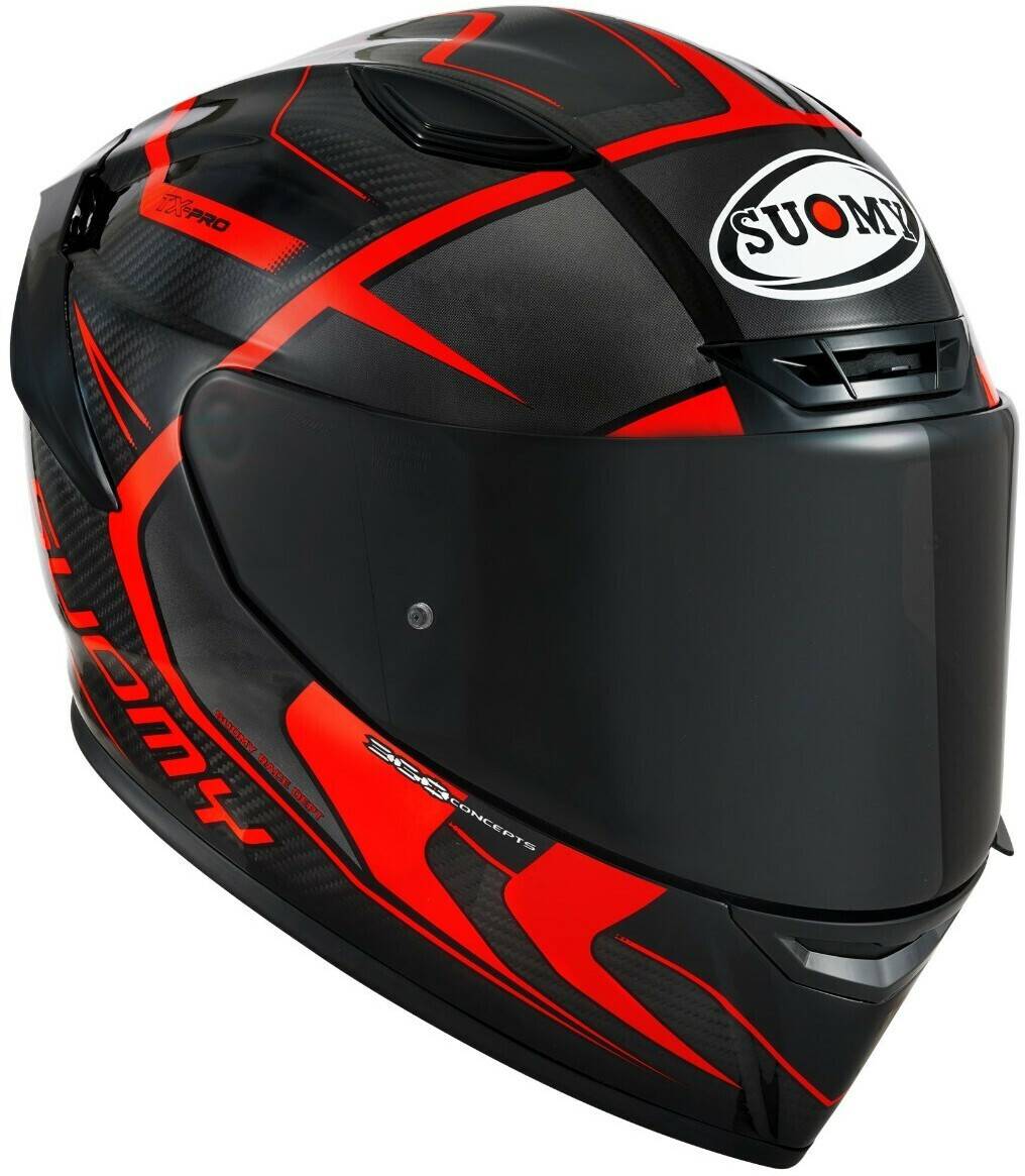 Stahlgruber Suomy TX-Pro Advance 2023 schwarz/rot Motorradhelme