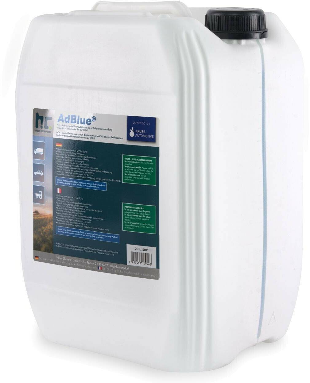 Stahlgruber Kruse Automotive 4 x 20 Liter -Kanister AdBlue® for Diesel Automotive Additive