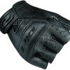 Motorradhandschuhe Stahlgruber DiFi Crack perforierte Handschuhe schwarz