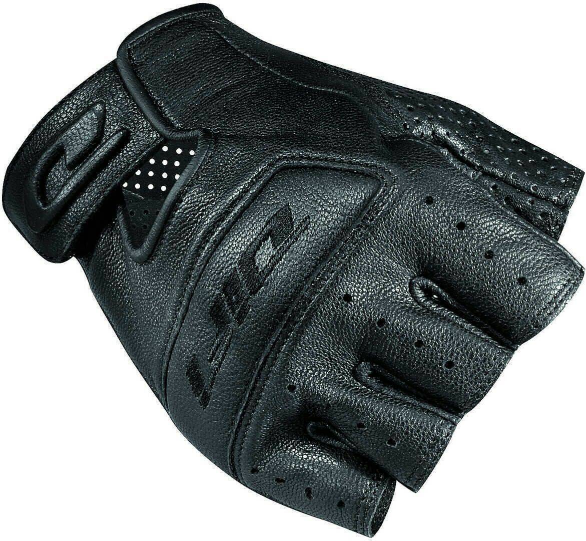 Motorradhandschuhe Stahlgruber DiFi Crack perforierte Handschuhe schwarz