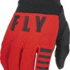 Stahlgruber Fly Racing F-16 Jugend Motocross Handschuhe schwarz/rot Motorradhandschuhe