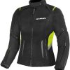 Stahlgruber Shima Rush Wasserdichte Damen Jacke schwarz/gelb Motorradjacken