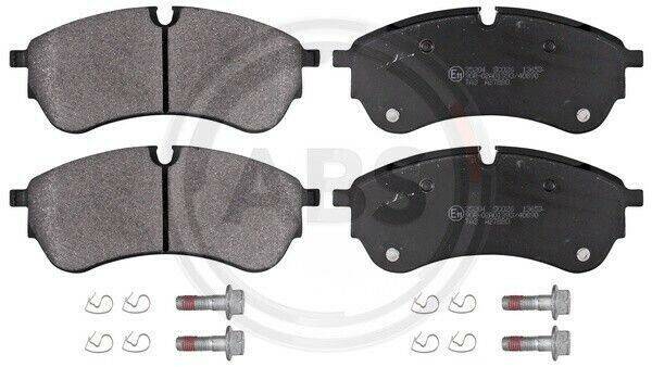 Stahlgruber ABS All Brake Systems Bremsbelagsatz Scheibenbremse vorne rechts links für VW Crafter MAN TGE, e-Crafter, eTGEGrand, California (35204) Auto-Bremsanlagen