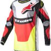 Motocross-Jerseys Stahlgruber Alpinestars Fluid Agent schwarz/rot/gelb