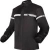 Stahlgruber Rebelhorn Horizon Rain Jacke Schwarz Motorradjacken