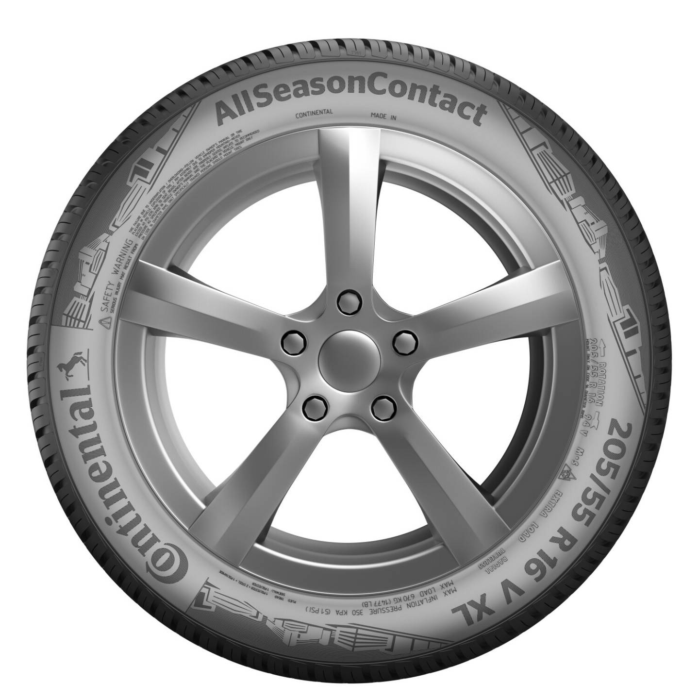 Stahlgruber Continental AllSeasonContact 185/60 R15 88H Ganzjahresreifen