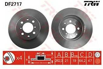 Stahlgruber TRW DF2717 Auto-Bremsanlagen