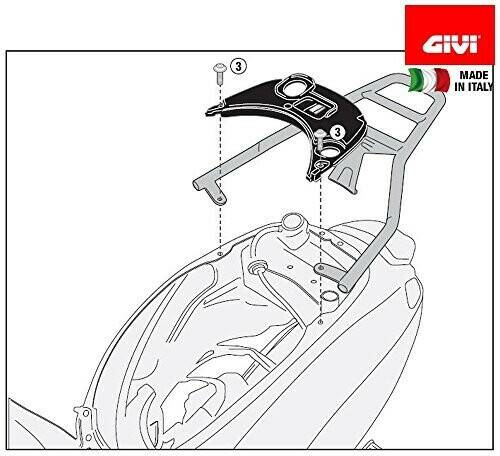 Motorradgepäck Stahlgruber Givi Top Case Rear Rack (SR5608)