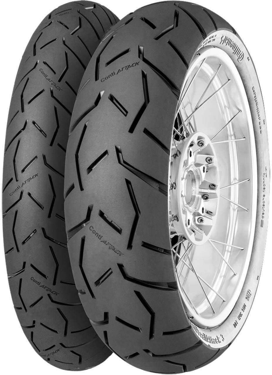 Motorradreifen Stahlgruber Continental ContiTrailAttack 3 90/90-21 TT 54S M/C Front