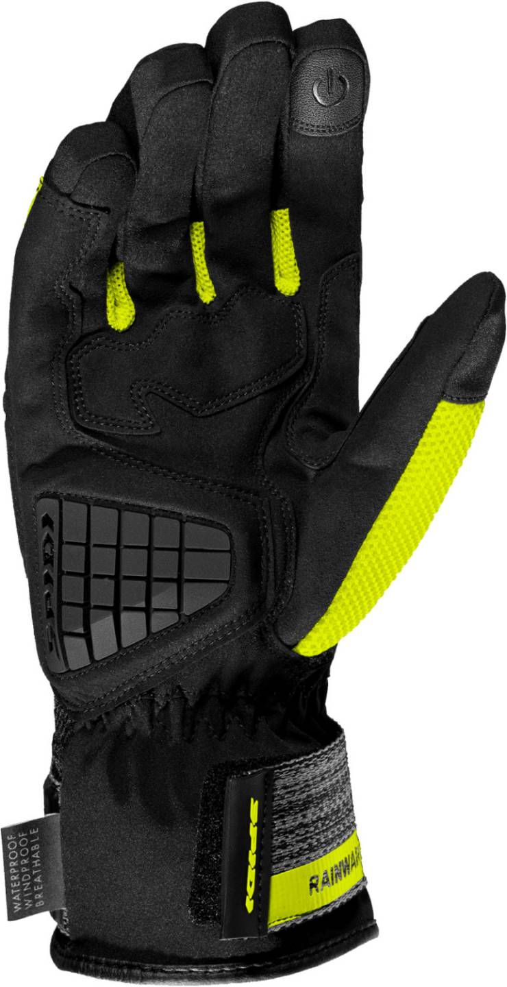 Motorradhandschuhe Stahlgruber Spidi Rainwarrior H2OutYellow Fluo