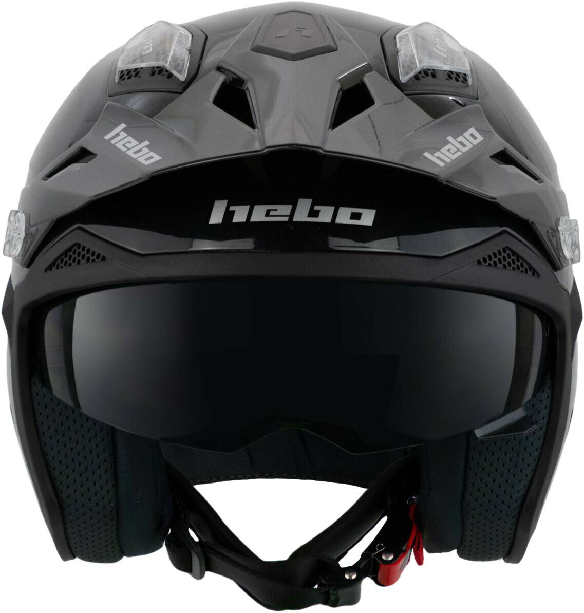 Stahlgruber Hebo Zone 5 Mono Jet Helmetglossy black Hebo Zone 5 Monocolor Jet Helmet