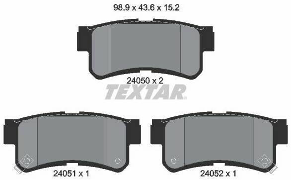 Stahlgruber Textar 2405001 Auto-Bremsanlagen