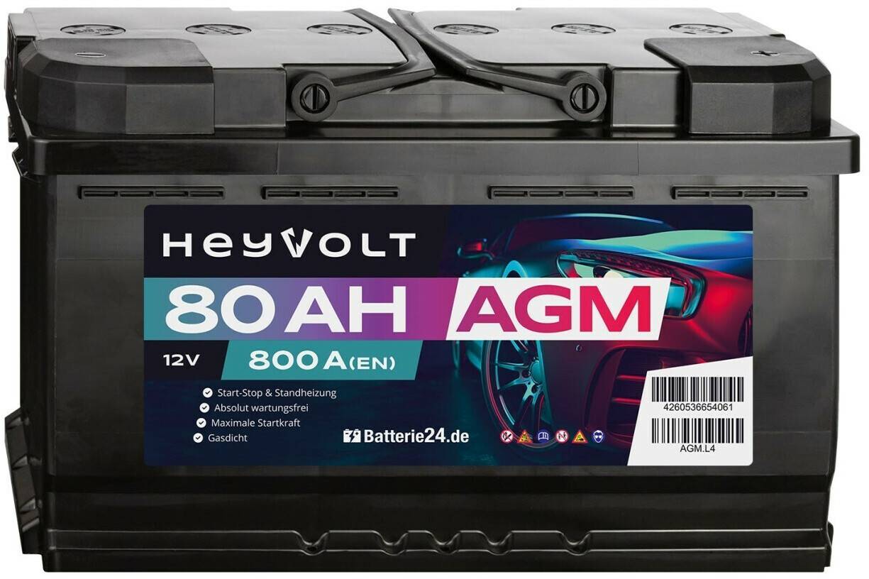 Autobatterien Stahlgruber HeyVolt AGM TT80