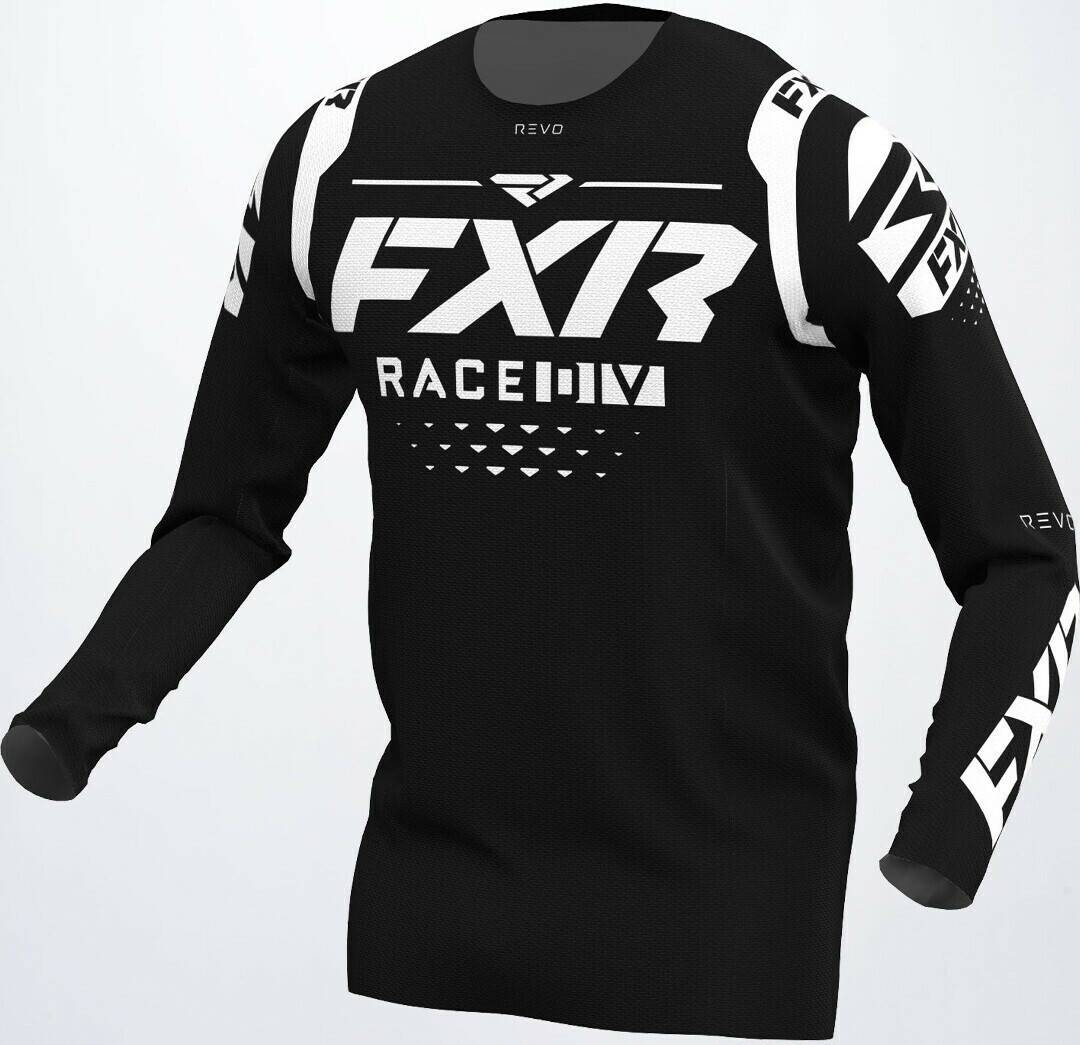 Stahlgruber FXR Revo RaceDiv schwarz/weiß Motocross-Jerseys