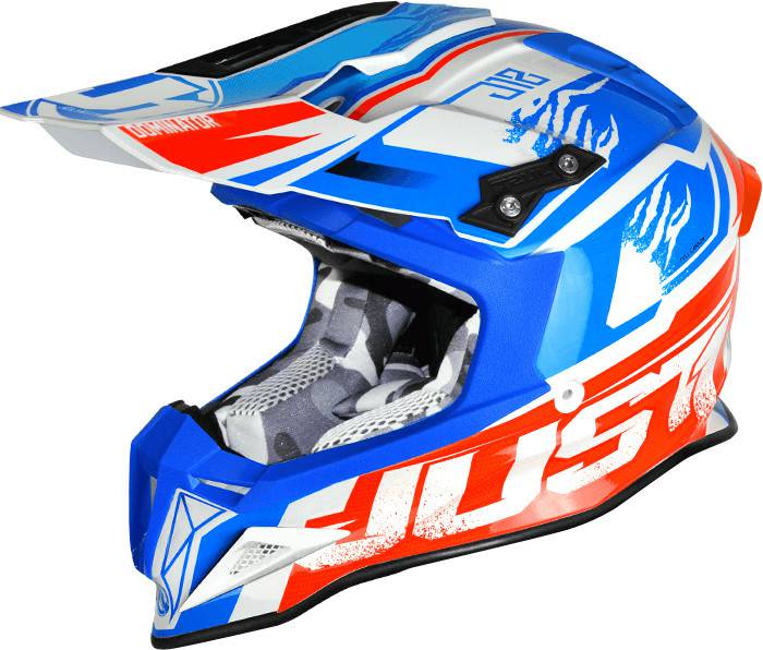 Just1 J12 Off Road Carbon Stahlgruber Just1 J12 Off Road CarbonDOMINATOR white/red/blue