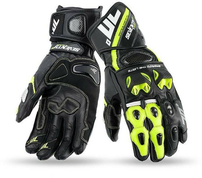 Motorradhandschuhe Stahlgruber Seventy Degrees SD-R12 Racing Glovesblack/yellow