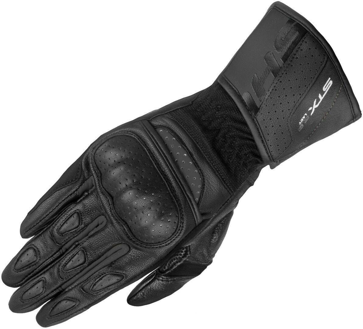 Stahlgruber Shima STX 2.0 perforierte Damen Handschuhe schwarz Motorradhandschuhe