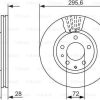 Stahlgruber Bosch Bremsscheibe belüftet vorne rechts links für Mazda Cx-7 (0 986 479 758) Auto-Bremsanlagen