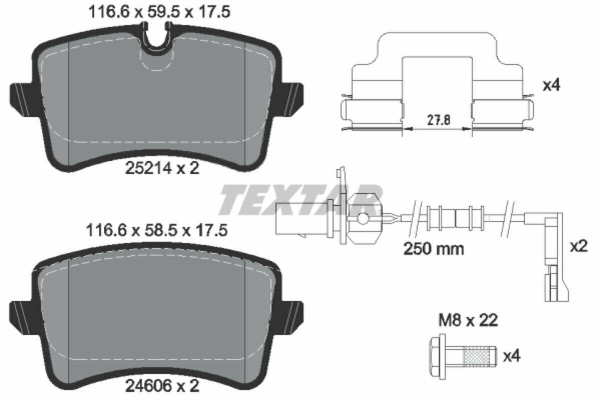 Stahlgruber Textar 2521404 Auto-Bremsanlagen