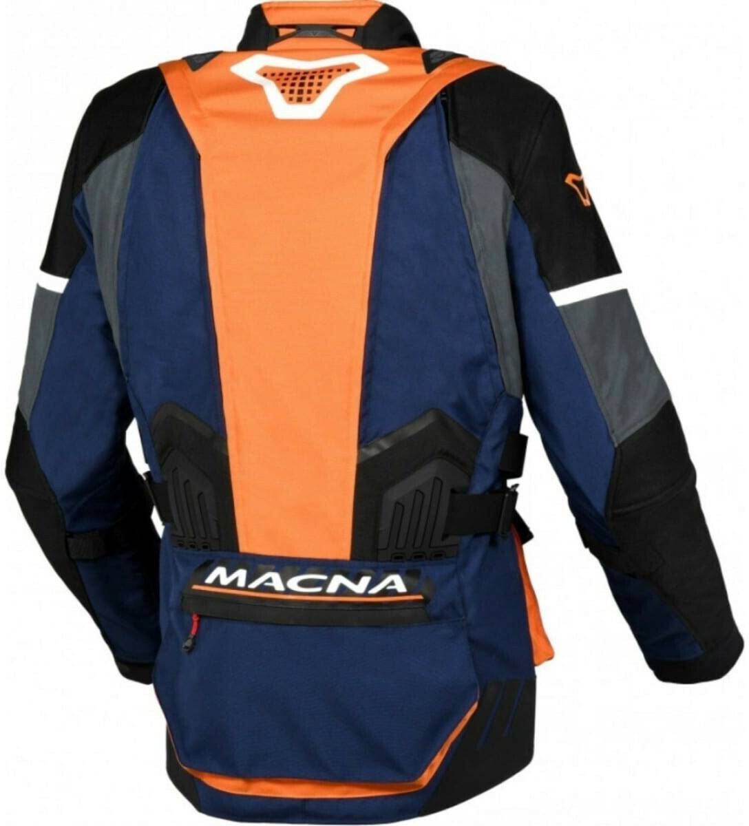 Stahlgruber Macna Domane Jacketblue/orange Motorradjacken